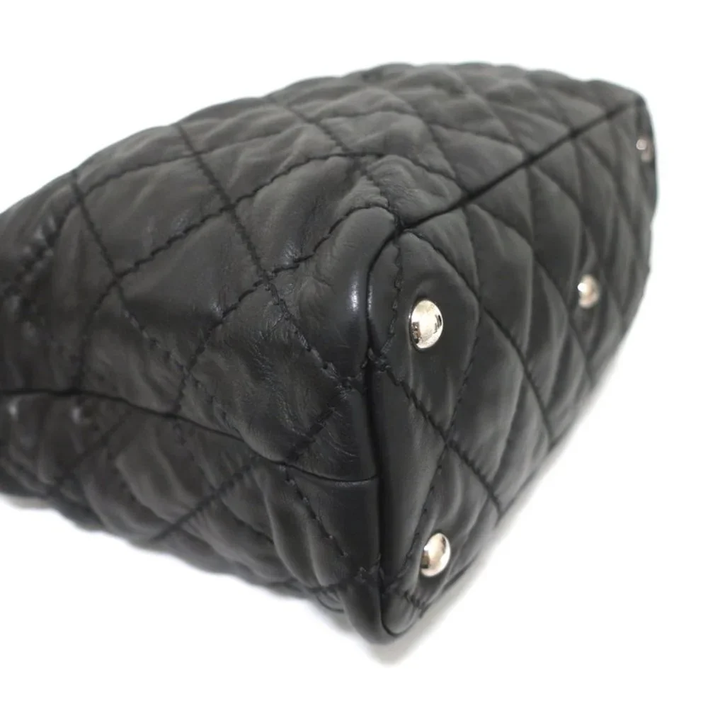 CHANEL 2013 ULTIMATE STITCH HOBO BLACK QUILTED LEATHER LARGE SHOULDER BAG - Picture 8 of 15